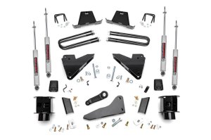 Ram 3500 Suspension Lift Kit - Rough Country - 5 Inch, Radius Arm Drop, SRW - '13-'15